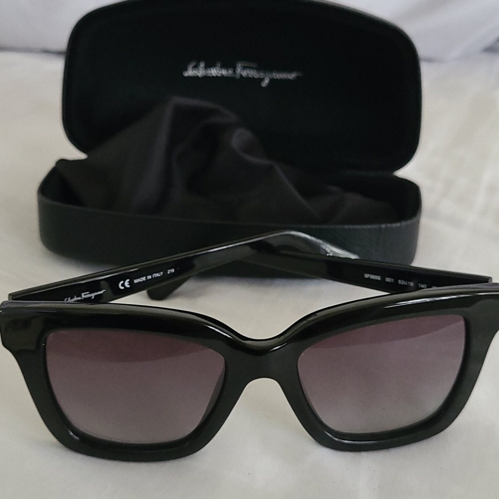 Salvatore Ferragamo Black 53mm Sunglasses